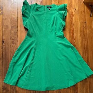 Chaps Vibrant Green Dress